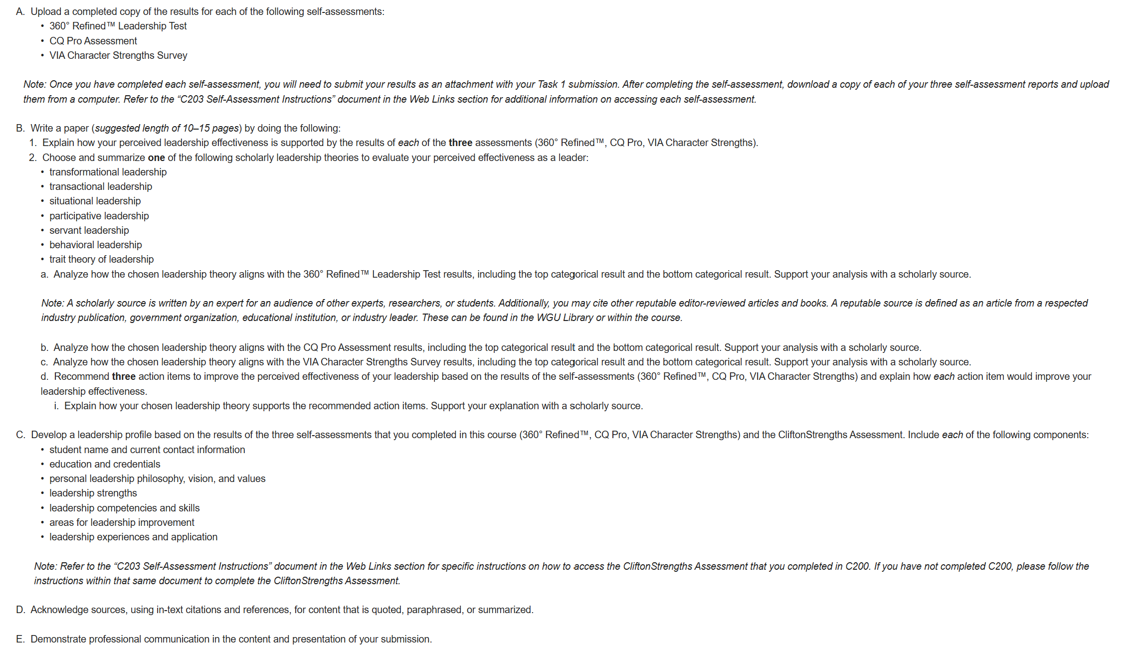C203 Task 1 Guide