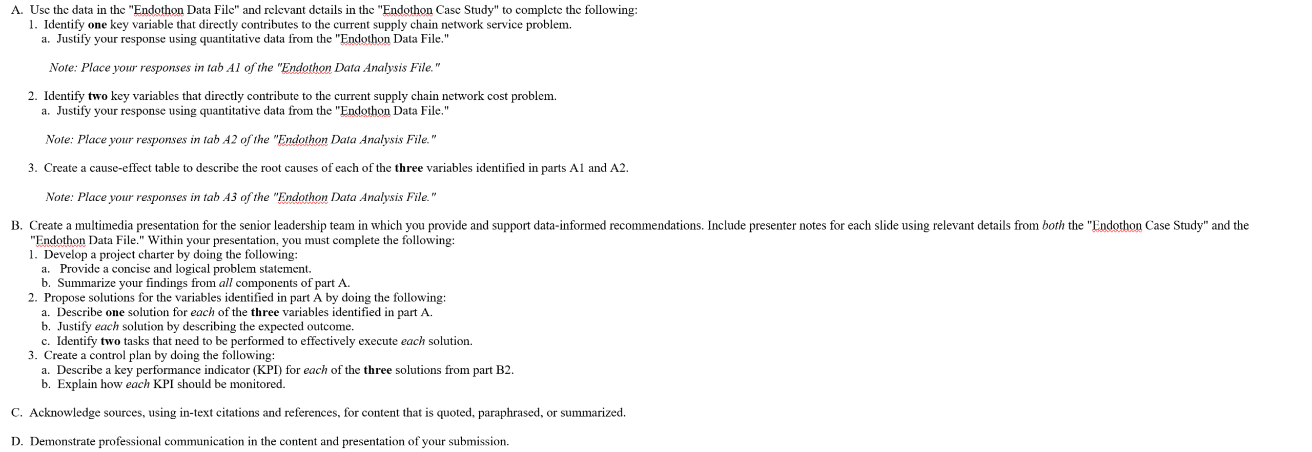 WGU D473 Task 1 Example and Guide