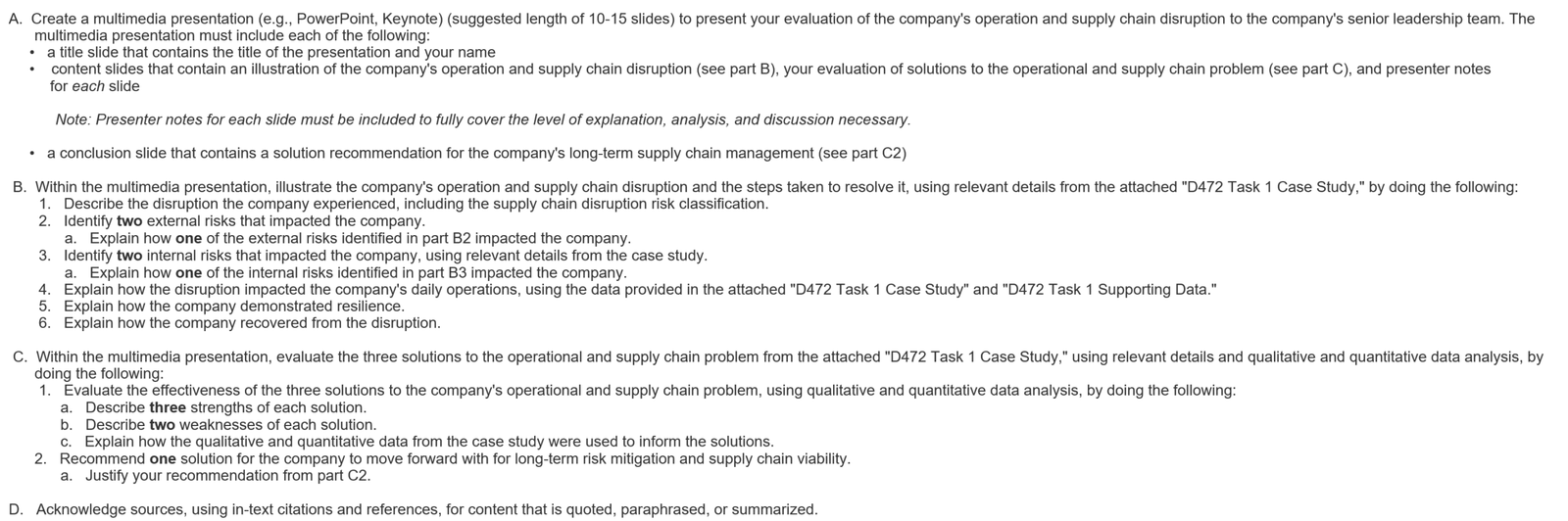 WGU D472 Task 1 Guide
