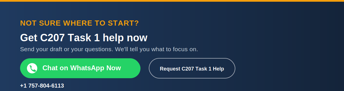 C207 Task 1 Help