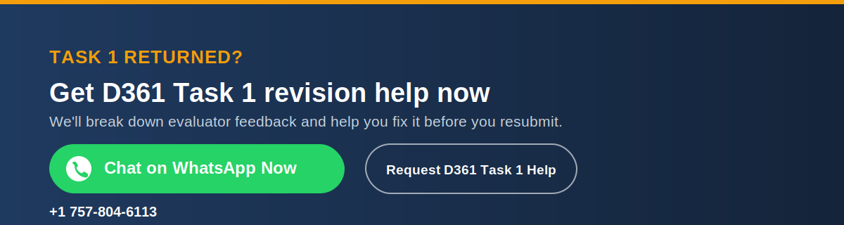 d361 task 1
